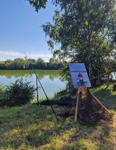 Abschiedsfest an einem See