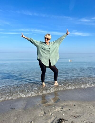 Jana Hildebrandt privat am Meer