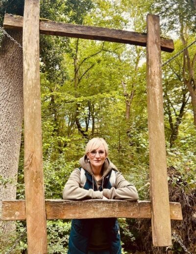 Jana Hildebrandt privat im Wald
