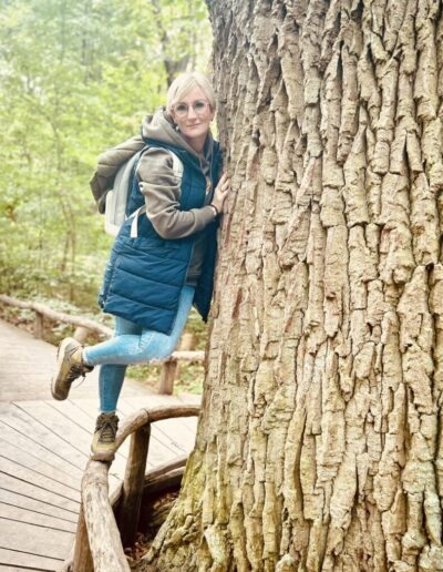 Jana Hildebrandt privat in der Natur
